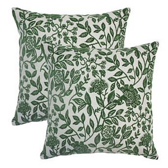 Home Fashions International Botany Class 2 pc Throw Pillow Set