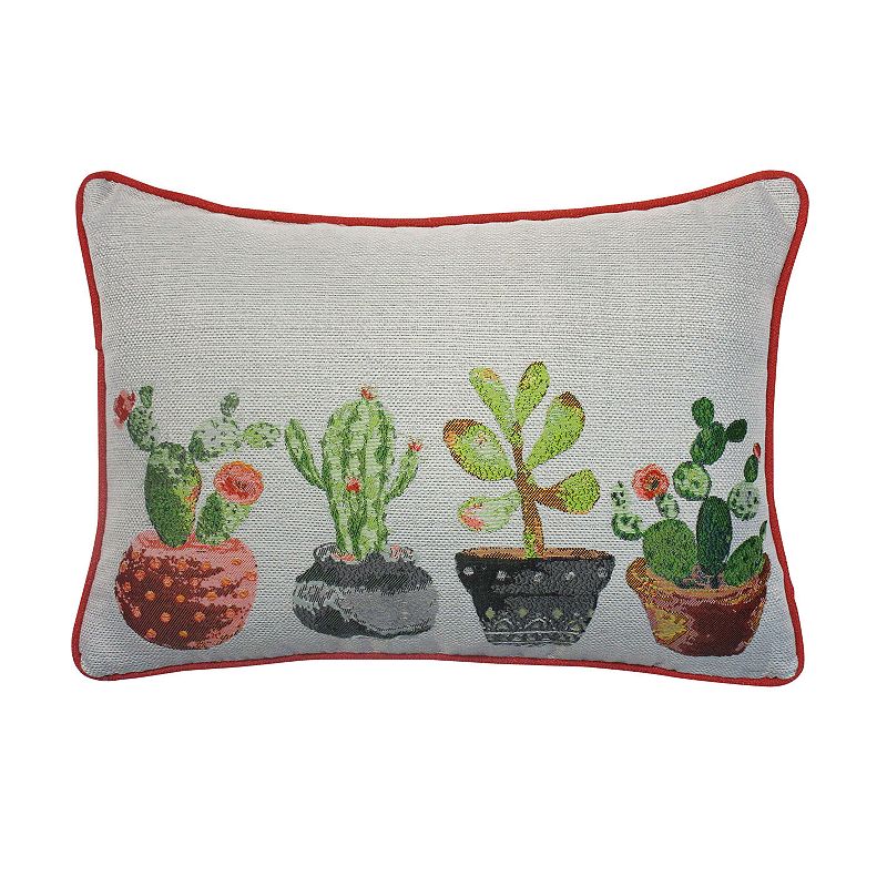 HFI Putting Down Roots Print Throw Pillow, Multicolor, 14X20