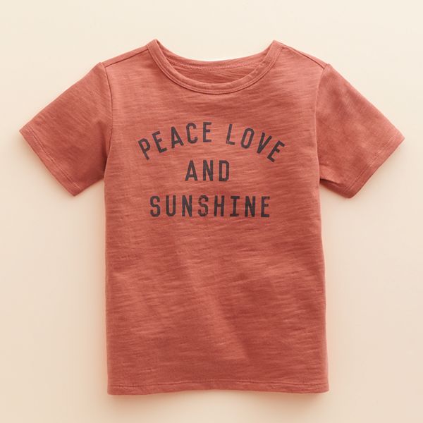 Kids 24 M Little Co. by Lauren Conrad Organic Tee Peace Love