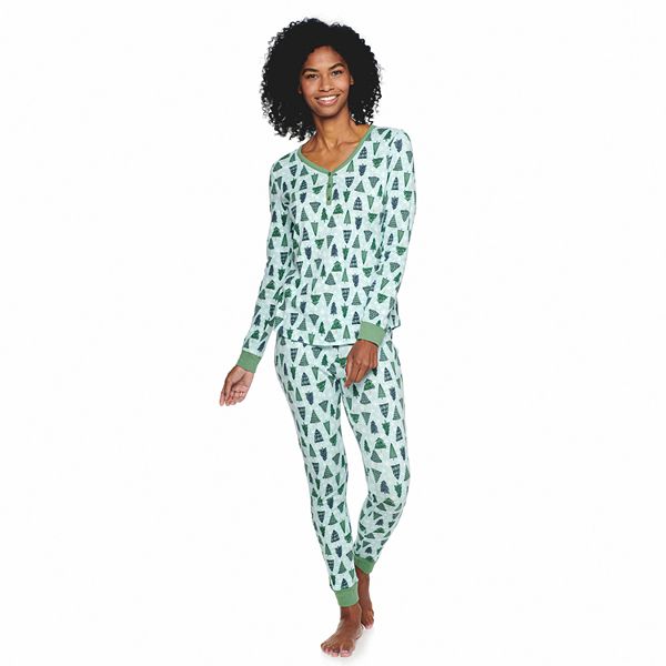 Women s LC Lauren Conrad Jammies For Your Families Warmest Wishes Pajama Set