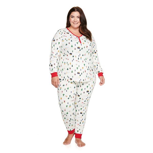 Kohls lauren conrad christmas pajamas hot sale