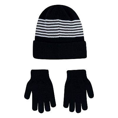 Boys 8-20 Nike Striped Beanie Gloves Set