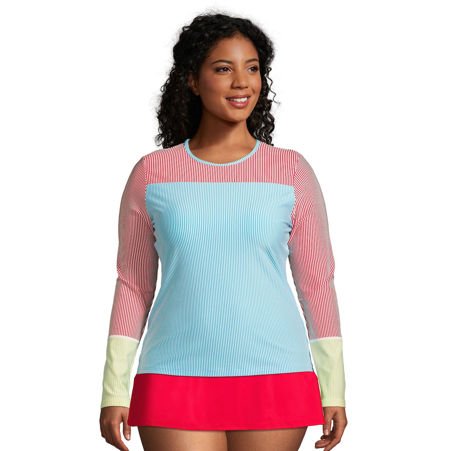 lands end swim tee rash guard