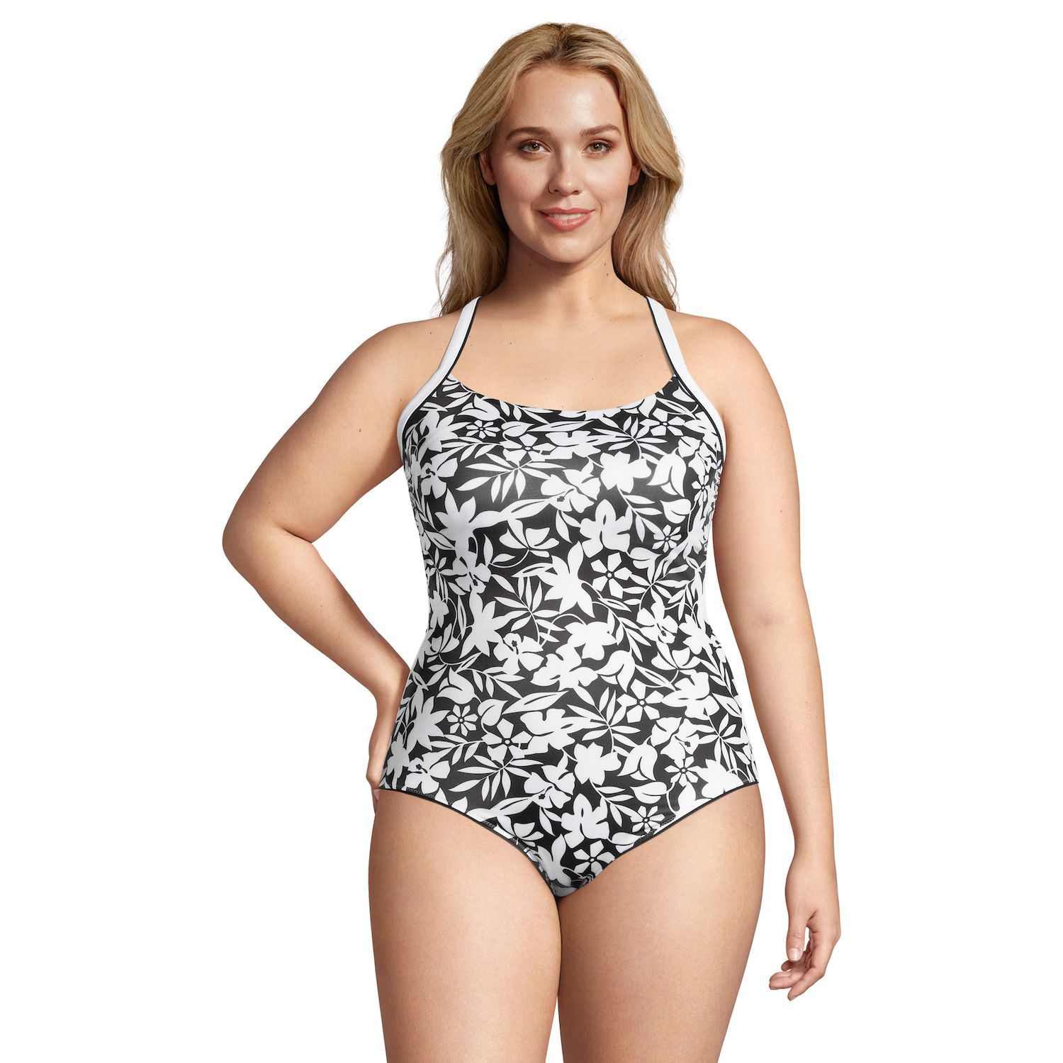 kohls plus swimsuits