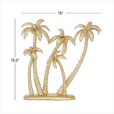 Stella & Eve Polyresin Coastal Palm Tree Sculpture