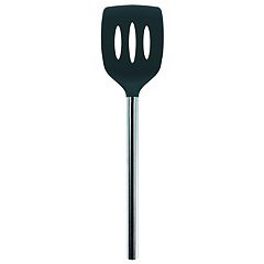 At Home Gourmet Nylon Slotted Turner, Black