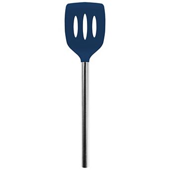Tovolo Silicone Slotted Turner With Stainless Steel Handle