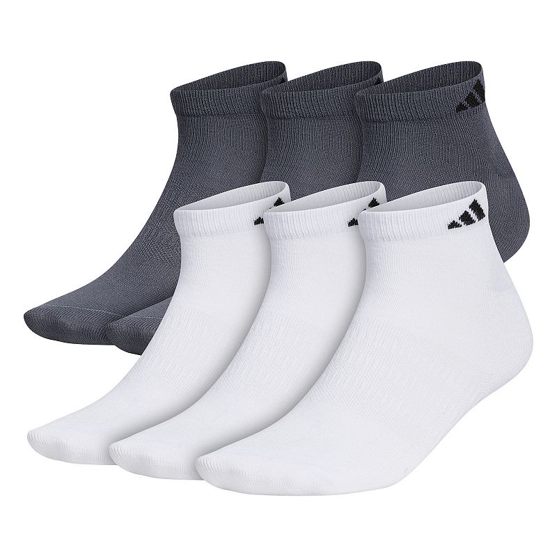Mens adidas Superlite II 6-pack Low-Cut Socks, Size: 6-12, Multicolor