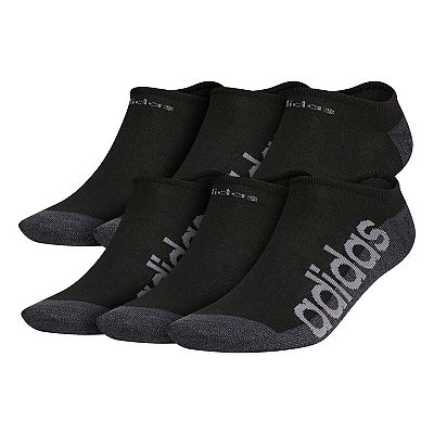 Men s adidas Linear Superlite II 6 pack No Show Socks