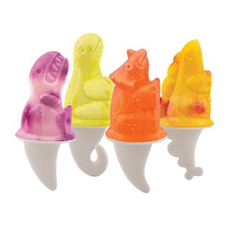 Tovolo 4 pc Dino Ice Pop Mold Set