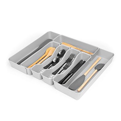 Tovolo Spectrum Diversified Hexa 5-Section Silverware Storage & Organizer Tray