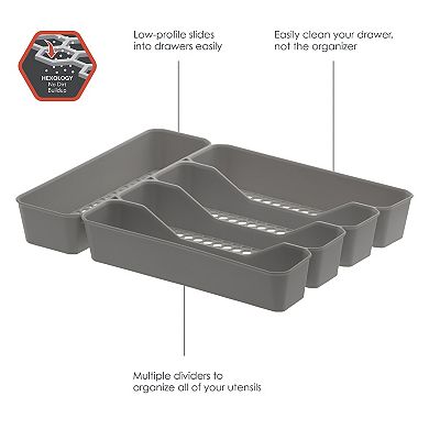 Tovolo Spectrum Diversified Hexa 5-Section Silverware Storage & Organizer Tray