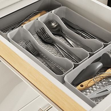 Tovolo Spectrum Diversified Hexa 5-Section Silverware Storage & Organizer Tray