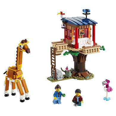 LEGO Creator 3-in-1 Safari Wildlife Tree House 31116 Building Kit (397 Pieces)
