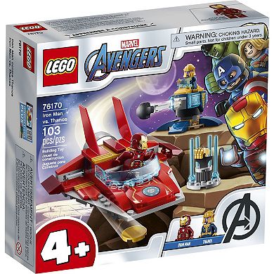 LEGO Marvel Avengers Iron Man vs. Thanos 76170 Building Kit (103 Pieces)