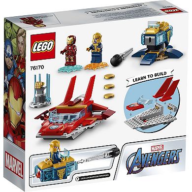 LEGO Marvel Avengers Iron Man vs. Thanos 76170 Building Kit (103 Pieces)