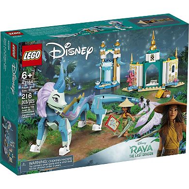 Disney's Raya and the Last Dragon Raya and Sisu Dragon 43184 Building Kit (216 Pieces) by LEGO