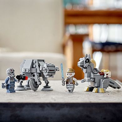 LEGO Star Wars AT-AT vs. Tauntaun Microfighters 75298 Building Kit (205 Pieces)