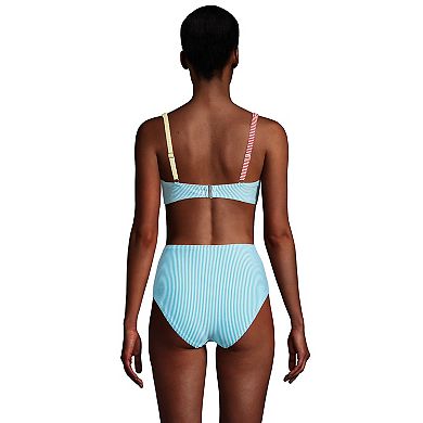 Women's Lands' End DD-Cup Chlorine-Resistant Twist-Front Underwire Bikini Swim Top