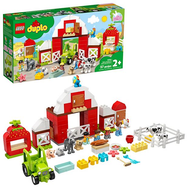 At søge tilflugt handikap Skriv email LEGO DUPLO Town Barn Tractor & Farm Animal Care 10952 LEGO Toy (97 Pieces)