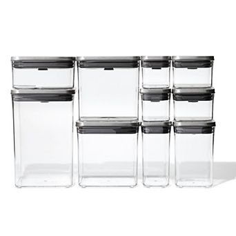 OXO SteeL POP 12 pc Food Storage Container Set