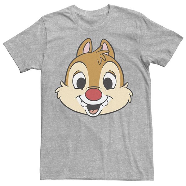 Disney's Chip And Dale Dale Transparent Eyes & Mouth Men's Tee