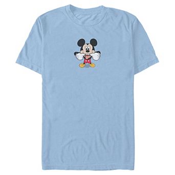 Disney's Mickey Mouse Goofy Face Portrait Men's Tee