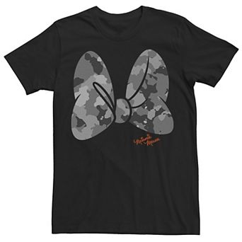 Disney's Minnie Mouse Camouflage Logo Men's Tee