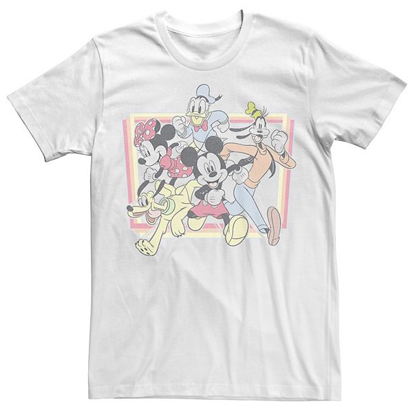 Men's Disney Mickey Mouse & Friends Burst Through Portrait Tee