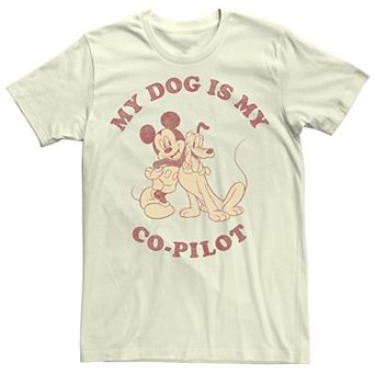 Disney's Mickey & Friends My Dog Is My Co-Pilot Men's Tee