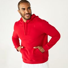 Majestic Athletic Men's Hoodie - Red - L