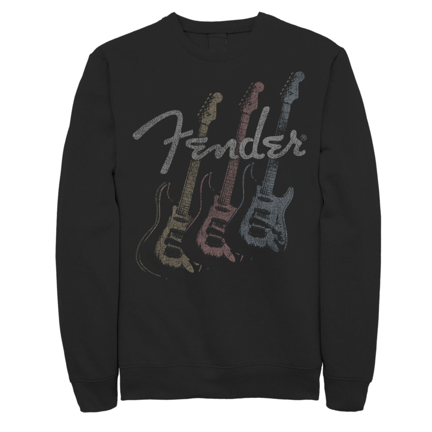 Sweat-shirt Fender Vintage Avec Logo Guitare – Style Rétro Rock, Coupe Classique, 100 % Coton, Pour Fans De Musique