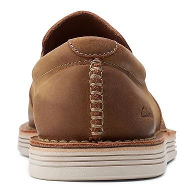 Clarks® Forge Free Men's Leather Slip-On Shoes