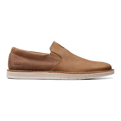 Clarks Forge Free Men s Leather Slip On Shoes