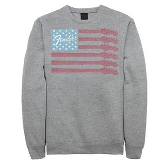 Men's Fender Guitar Flag Americana Rock Sweatshirt