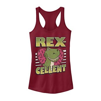 Juniors' Disney / Pixar's Toy Story Rexcellent Heart Graphic Tank Top