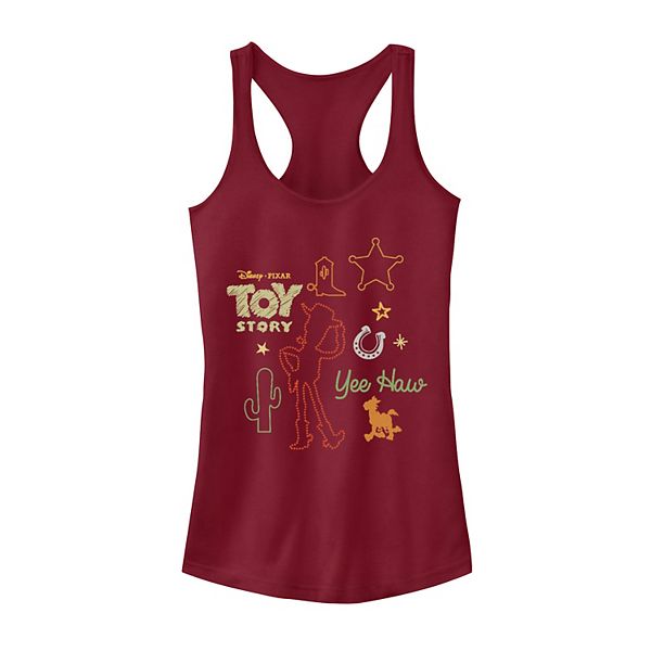 Juniors' Disney Pixar Toy Story Woody Yee Haw Tank Top