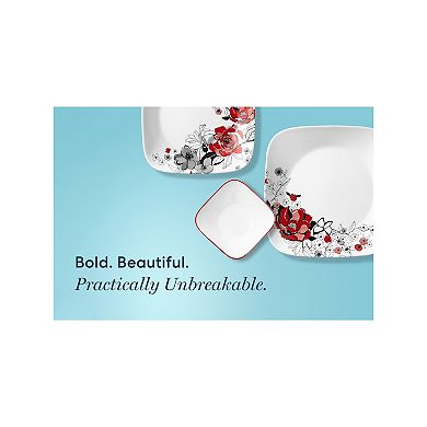 Corelle Chelsea Rose 16-pc Dinnerware Set
