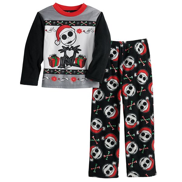 Disney s Nightmare Before Christmas Boys 6 12 Fright Holiday Top Bottoms Pajama Set