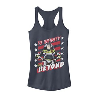 Juniors' Disney / Pixar's Toy Story Buzz Infinity And Beyond Poster Graphic Tank Top