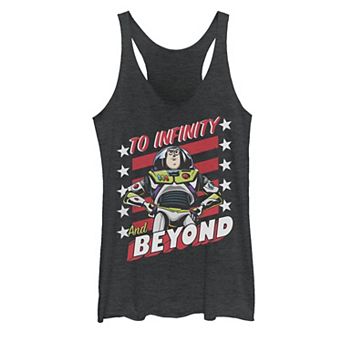 Juniors' Disney / Pixar's Toy Story Buzz Infinity And Beyond Poster Graphic Tank Top