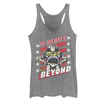 Juniors' Disney / Pixar's Toy Story Buzz Infinity And Beyond Poster Graphic Tank Top