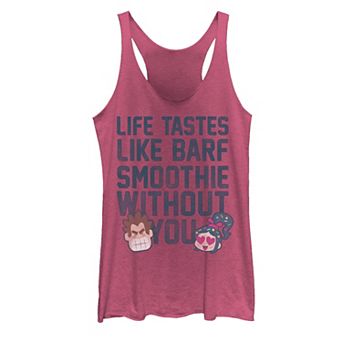 Juniors' Disney's Wreck It Ralph 2 Barf Smoothie Graphic Tank Top