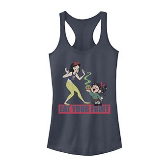 Juniors' Disney's Wreck It Ralph 2 Vanellope & Snow White Long Graphic Tank Top