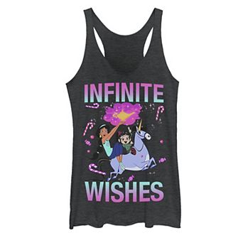Juniors' Disney's Wreck It Ralph 2 Vanellope & Jasmine Infinite Wishes Graphic Tank Top