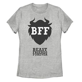 Juniors' Disney's Beauty & The Beast BFF Graphic Tee