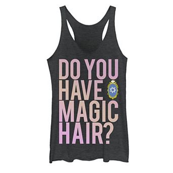 Juniors' Disney Princess Magic Hair Graphic Tank Top