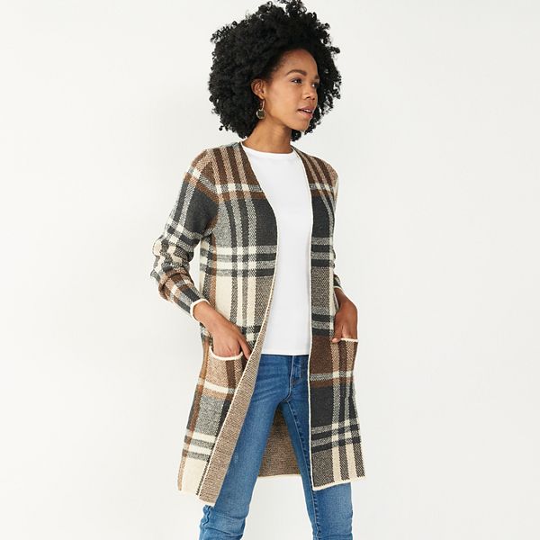 Kohls womens sweater outlet coats