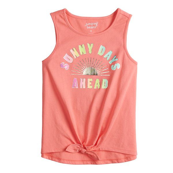 Girls 4-12 Jumping Beans® Tie-Front Tank