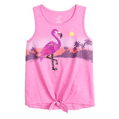 Girls 4-12 Sonoma Goods For Life® Tie-Front Tank Top